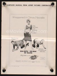 9z185 KISS ME, STUPID pressbook '65 directed by Billy Wilder, Kim Novak, Dean Martin, Ray Walston