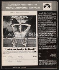 9z192 LET'S SCARE JESSICA TO DEATH pressbook '71 something very dead is after Zohra Lampert!