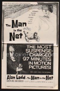 9z197 MAN IN THE NET pb '59 Alan Ladd in the most suspense-charged 97 minutes in motion pictures!