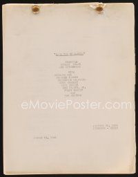 9z110 BADLANDS OF DAKOTA continuity & dialogue script August 21, 1941, screenplay by Gerald Geraghty