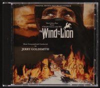 9z327 WIND & THE LION soundtrack CD '07 original score composed & conducted by Jerry Goldsmith!
