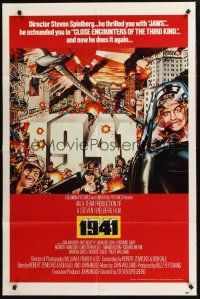 1a005 1941 int'l 1sh '79 Steven Spielberg, art of John Belushi as Wild Bill by David McMacken!