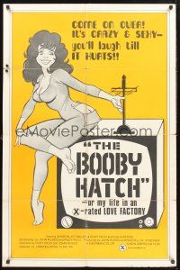 1a097 BOOBY HATCH 1sh '75 Rudy Ricci, Sharon Joy & her life in an x-rated love factory!