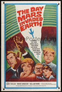 1a207 DAY MARS INVADED EARTH 1sh '63 their bodies & brains were destroyed by alien super-minds!