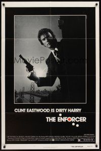 1a274 ENFORCER 1sh '76 photo of Clint Eastwood as Dirty Harry by Bill Gold!