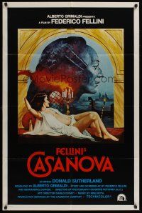 1a299 FELLINI'S CASANOVA int'l 1sh '77 Il Casanova di Federico Fellini, Tina Aumont, different art!