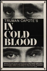 1a488 IN COLD BLOOD 1sh '67 Richard Brooks directed, Robert Blake, from Truman Capote novel!