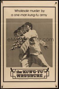 1a543 KUNG-FU MASSACRE 1sh '75 Charles Heung, wholesale murder by a one-man kung-fu army!