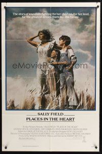 1a702 PLACES IN THE HEART 1sh '84 single mother Sally Field fights for her children & her land!