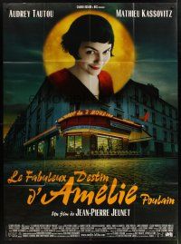 1b009 AMELIE storefront style French 1p '01 Jean-Pierre Jeunet, Audrey Tautou by Laurent Lufroy!
