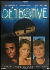 1b041 DETECTIVE French 1p '85 directed by Jean-Luc Godard, Claude Brasseur, Nathalie Baye