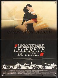 1b172 UNBEARABLE LIGHTNESS OF BEING French 1p '88 Daniel Day-Lewis, Juliette Binoche, romantic art