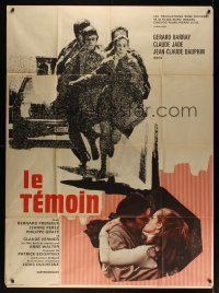 1b179 WITNESS French 1p '69 Belgian crime thriller directed by Anne Walter!