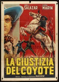 1b268 LA JUSTICIA DEL COYOTE Italian 1p '64 Joaquin Luis Romero Marchent's La justicia del Coyote!