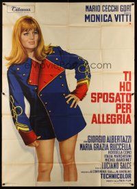 1b385 I MARRIED YOU FOR FUN Italian 2p '67 Ti ho Sposato per Allegria, art of sexy Monica Vitti!