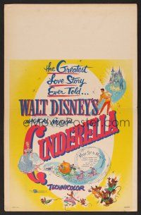 1b456 CINDERELLA WC R57 Walt Disney classic romantic musical fantasy cartoon!