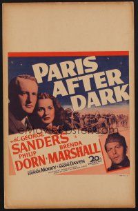 1b560 PARIS AFTER DARK WC '43 George Sanders, Brenda Marshall & Philip Dorn in WWII France!