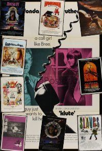 1c003 LOT OF 57 FOLDED ONE-SHEETS '59 - '97 Klute, Mame, Night of the Iguana, 2010 & more!