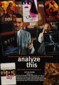 1c041 LOT OF 22 UNFOLDED ONE-SHEETS '91 - '04 Analyze This, Troy, Space Cowboys, Unbreakable+more