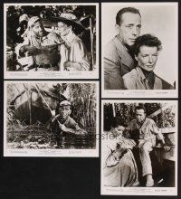 1c054 LOT OF 9 RESTRIKE STILLS FROM 'AFRICAN QUEEN' '80s Humphrey Bogart & Katharine Hepburn!