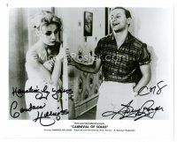1c279 CARNIVAL OF SOULS signed 8x10 REPRO still '62 by BOTH Candice Hilligoss AND Sidney Berger!