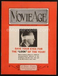 1c077 MOVIE AGE exhibitor magazine June 10, 1930 Columbia has early Mickey Mouse shorts!
