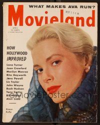 1c100 MOVIELAND magazine April 1955 beautiful Grace Kelly from Country Girl & Bridges of Toko-Ri!