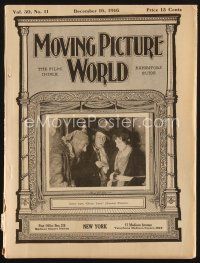 1c058 MOVING PICTURE WORLD exhibitor magazine December 16, 1916 Essanay Chaplin Revue of 1916!