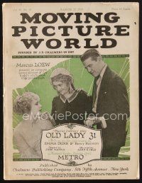 1c062 MOVING PICTURE WORLD exhibitor magazine March 27, 1920 von Stroheim's The Devil's Passkey!