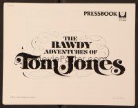1c182 BAWDY ADVENTURES OF TOM JONES pressbook '76 Nicky Henson, Joan Collins, English sex!