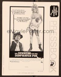 1c199 DUCHESS & THE DIRTWATER FOX pressbook '76 sexy Goldie Hawn & George Segal hanging from noose!