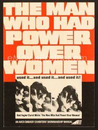 1c229 MAN WHO HAD POWER OVER WOMEN pb '70 John Krish directed, Rod Taylor, cool sexy montage art!