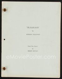 1c143 KILLER ELITE script '75 Sam Peckinpah, screenplay by Stirling Silliphant!