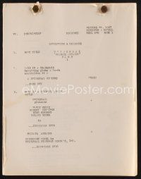 1c161 PRIVATE AFFAIRS continuity & dialogue script '40 screenplay by Grayson, Spigelgass & Milne