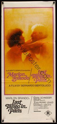 1d371 LAST TANGO IN PARIS Aust daybill '73 Marlon Brando, Maria Schneider, Bernardo Bertolucci