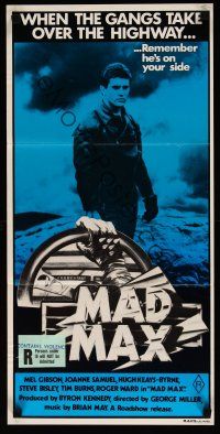 1d385 MAD MAX Aust daybill R81 Mel Gibson, George Miller classic, remember he's on your side!
