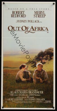 1d424 OUT OF AFRICA Aust daybill '85 Robert Redford & Meryl Streep, directed by Sydney Pollack!