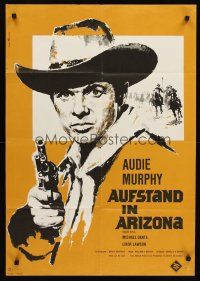 1d045 APACHE RIFLES German '65 Audie Murphy vowed to stop the bloodshed of two warring nations!