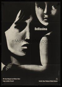 1d053 BELLISSIMA German '52 directed by Luchino Visconti, art of Anna Magnani & child!