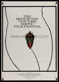 1d055 BEST OF THE NEW YORK EROTIC FILM FESTIVAL German '70 wild devil's head artwork!