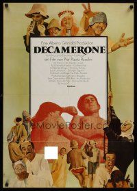 1d078 DECAMERON German '71 Pier Paolo Pasolini's Italian comedy, Hoss artwork!