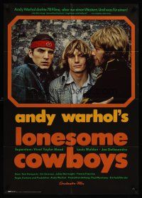 1d133 LONESOME COWBOYS German '72 Andy Warhol surreal western, Joe Dallesandro!