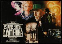 1d149 ONCE UPON A TIME IN AMERICA German '84 Robert De Niro, James Woods, directed by Sergio Leone!