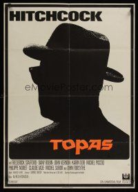 1d176 TOPAZ German '70 Alfred Hitchcock, John Forsythe, most explosive spy scandal of this century!