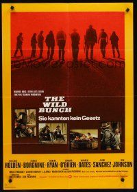 1d192 WILD BUNCH German R73 Sam Peckinpah cowboy classic, William Holden & Ernest Borgnine!