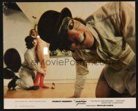 1d592 CLOCKWORK ORANGE German LC '72 Stanley Kubrick classic, Malcolm McDowell attacks woman!