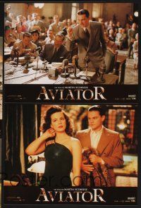 1d637 AVIATOR 12 French LCs '05 Martin Scorsese directed, Leonardo DiCaprio as Howard Hughes!