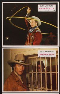 1d668 BRONCO BILLY 12 French LCs '80 Clint Eastwood directs & stars, Sam Bottoms, Sondra Locke!