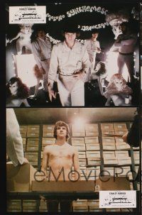 1d692 CLOCKWORK ORANGE 8 French LCs R82 Stanley Kubrick classic, Malcolm McDowell & his droogs!