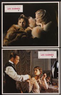 1d701 DAMNED 12 French LCs R70s Luchino Visconti, Dirk Bogarde, sexy Charlotte Rampling!